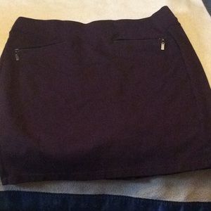 Wine colored skirt